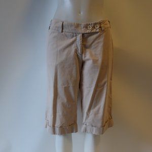 CHARLIE & ROBIN STRIPED BERMUDA SHORTS 14 *